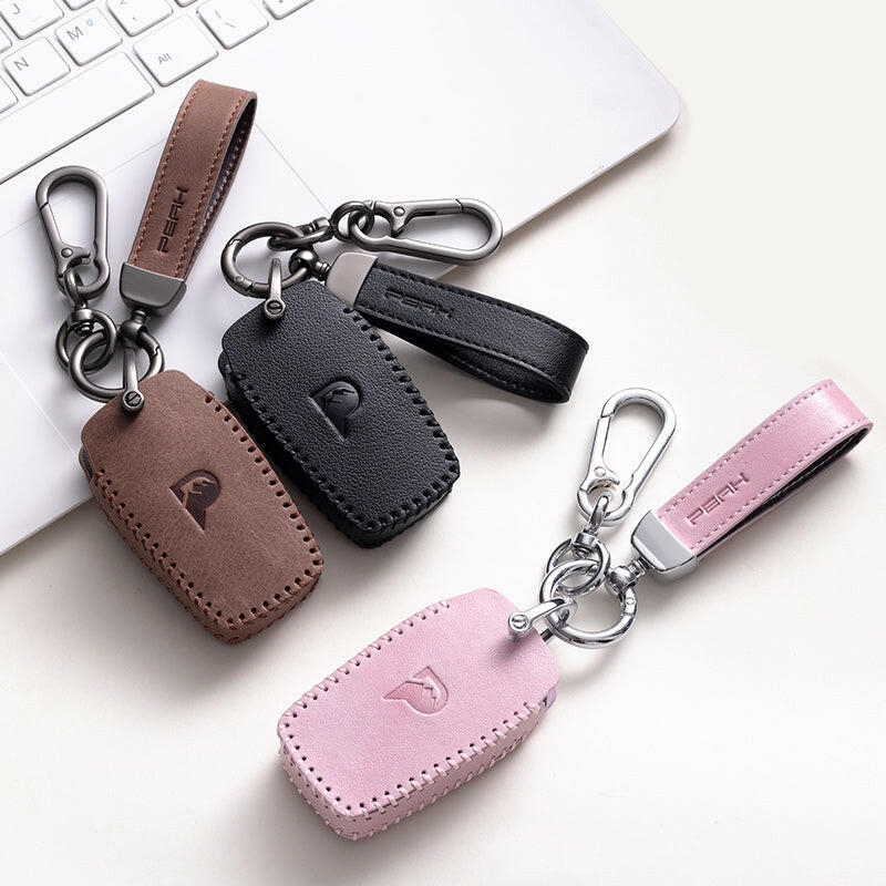 PEAK Leather Key Case for KGM SsangYong Musso, view 2