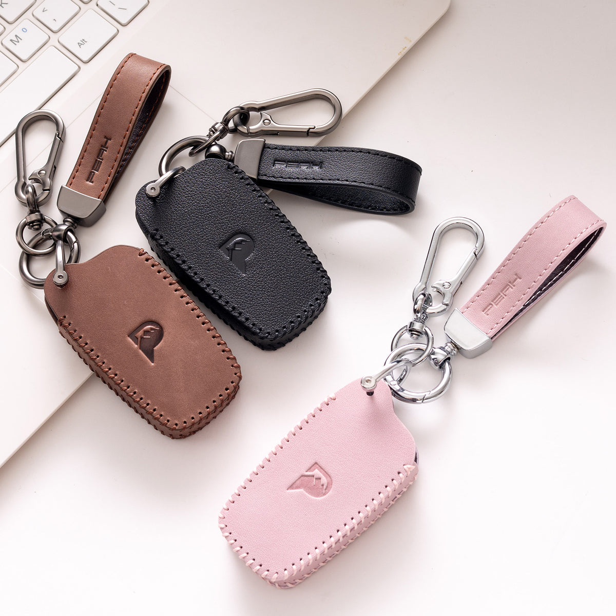 PEAK Leather Key Case for Toyota Landcruiser Prado 250, view 2
