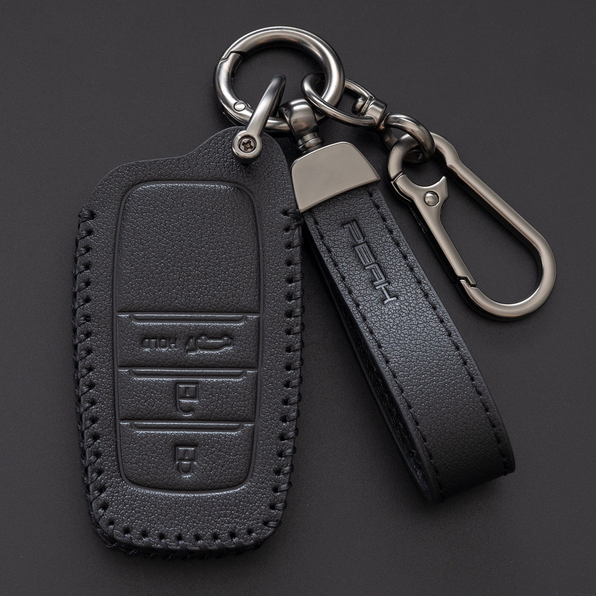 PEAK Leather Key Case for Toyota Landcruiser Prado 250, view 3