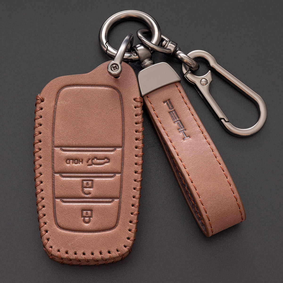 PEAK Leather Key Case for Toyota Landcruiser Prado 250, view 4