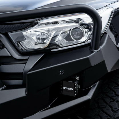 PEAK M1 NightHawk Steel Bull Bar (Triple Loop) for KGM SsangYong Musso, view 28