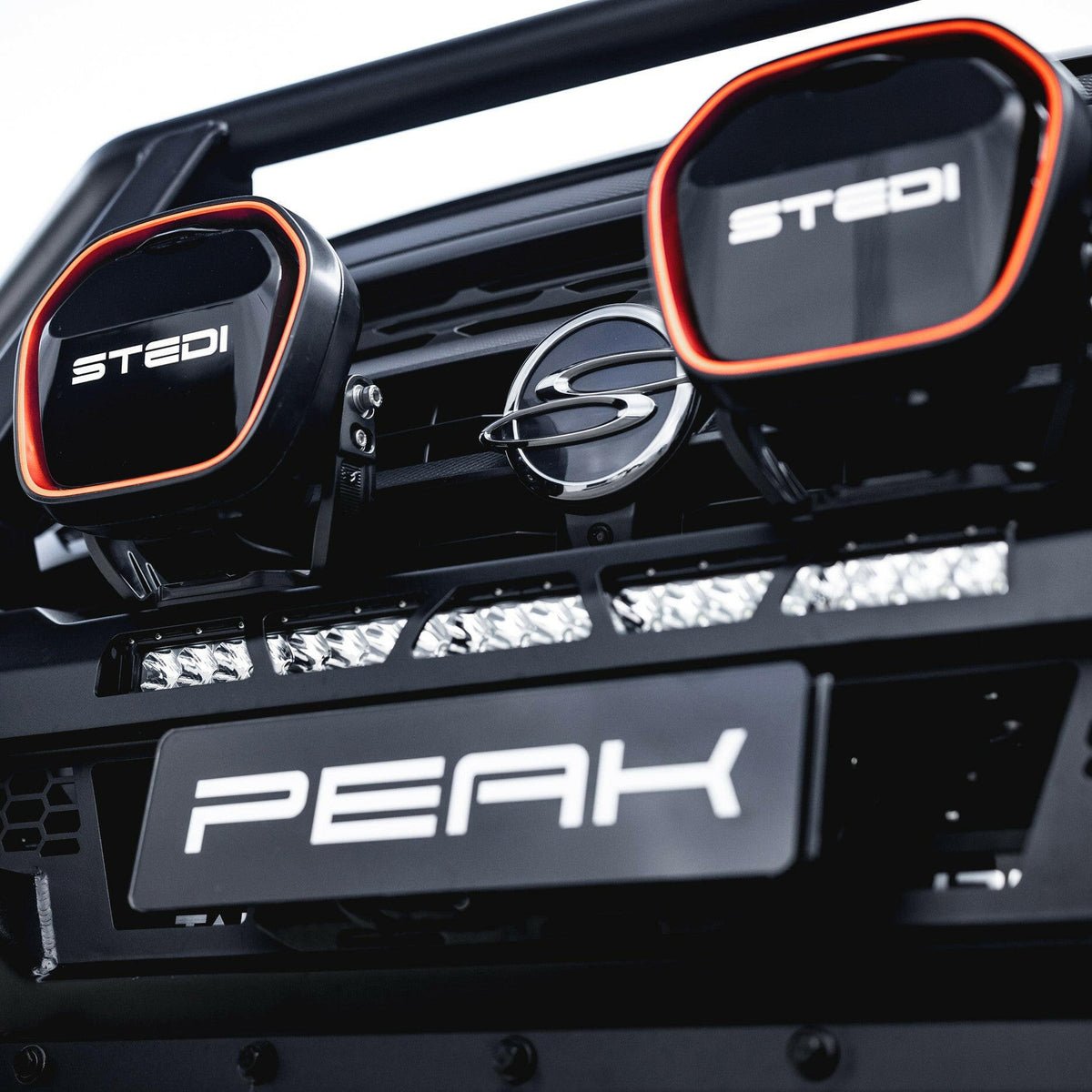 PEAK M1 NightHawk Steel Bull Bar (Triple Loop) for KGM SsangYong Musso, view 31