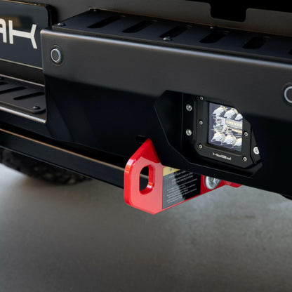 PEAK Nighthawk Steel Rear Bumper with 3500kg Tow Bar for KGM SsangYong Musso, view 6