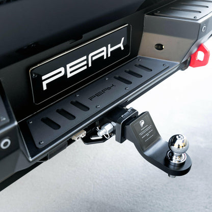 PEAK Nighthawk Steel Rear Bumper with 3500kg Tow Bar for KGM SsangYong Musso, view 7