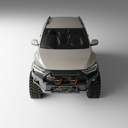 PEAK R1 NightHawk No Loop Steel Bull Bar for KGM SsangYong Musso Ultimate 2025+, view 8