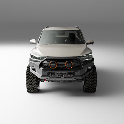 PEAK R1 NightHawk No Loop Steel Bull Bar for KGM SsangYong Musso Ultimate 2025+, view 9