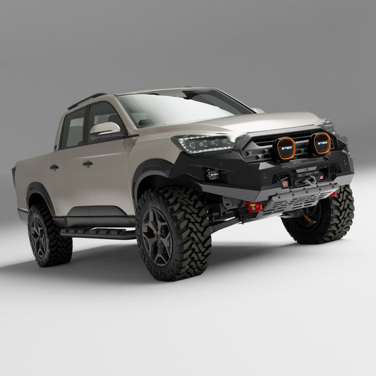 PEAK R1 NightHawk No Loop Steel Bull Bar for KGM SsangYong Musso Ultimate 2025+
