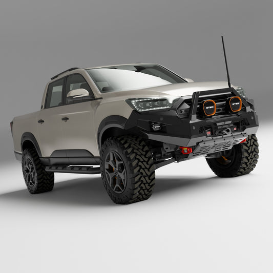 PEAK R1 NightHawk Single Loop Steel Bull Bar for KGM SsangYong Musso Ultimate 2025+