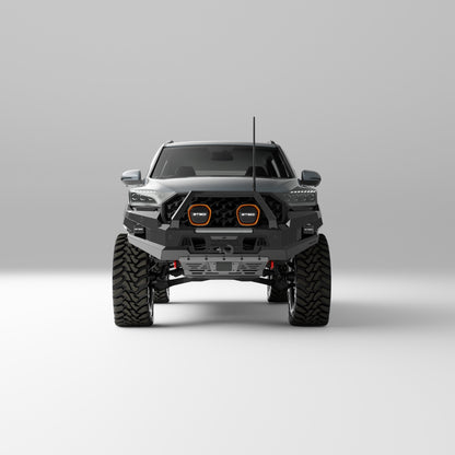 PEAK R1 NightHawk Steel Bull Bar (Single Loop) for KGM SsangYong Rexton, view 10
