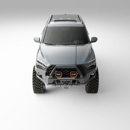 PEAK R1 NightHawk Steel Bull Bar (Single Loop) for KGM SsangYong Rexton, view 8