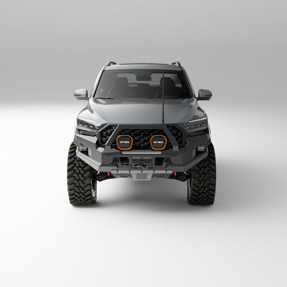 PEAK R1 NightHawk Steel Bull Bar (Single Loop) for KGM SsangYong Rexton, view 9