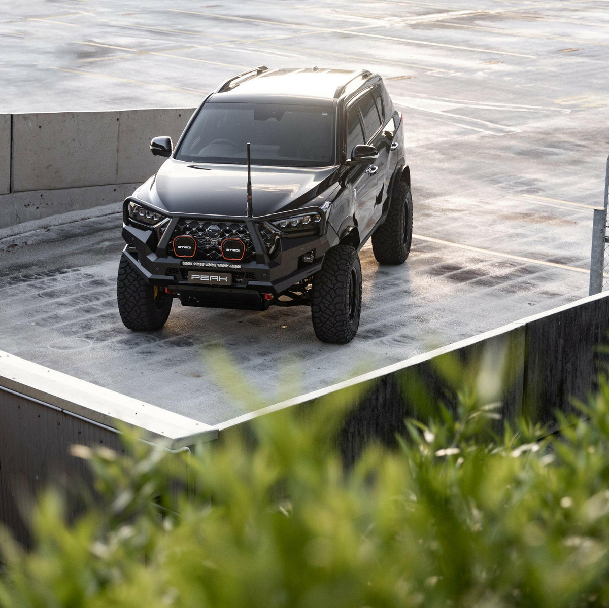 PEAK R1 NightHawk Steel Bull Bar (Triple Loop) for KGM SsangYong Rexton, view 18