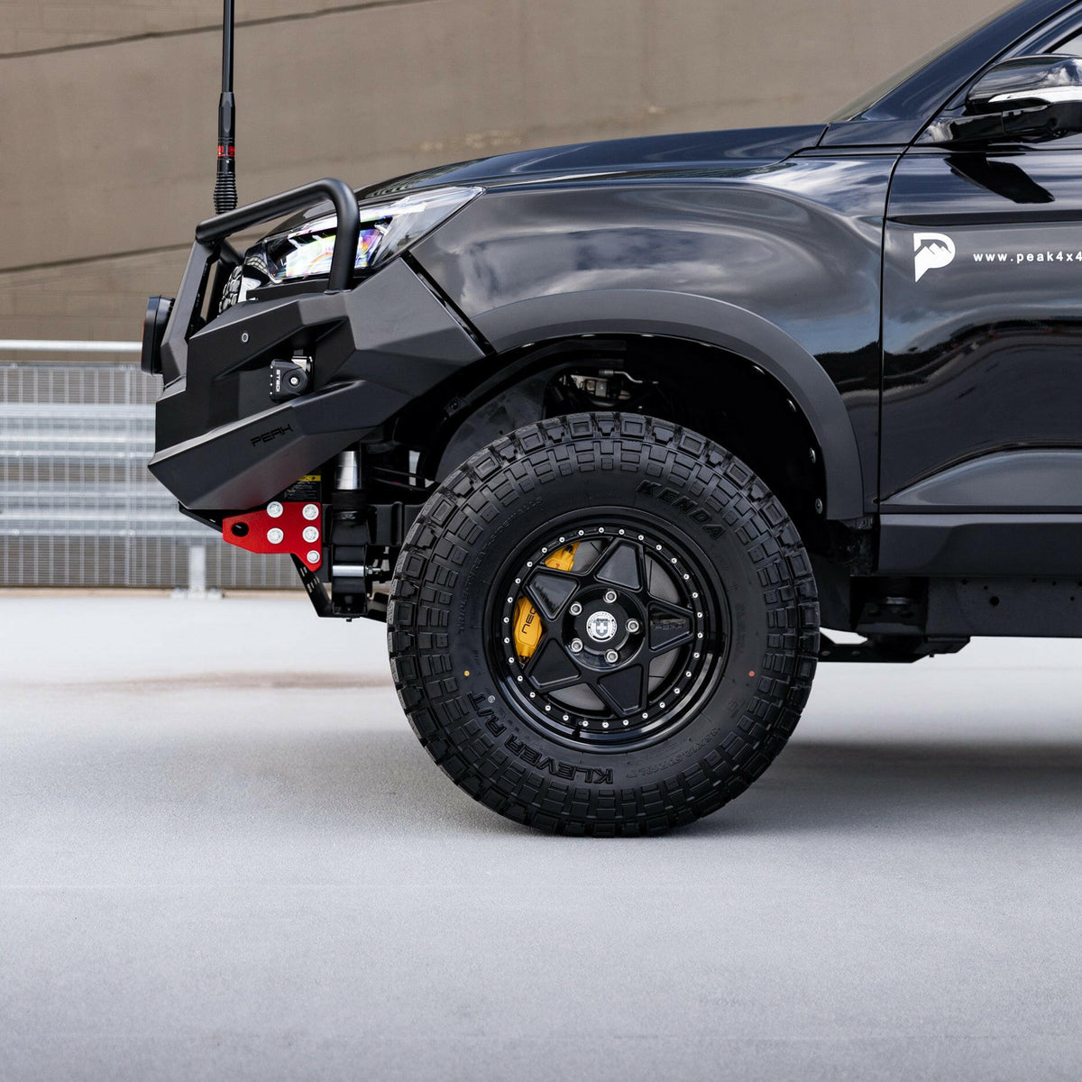 PEAK R1 NightHawk Steel Bull Bar (Triple Loop) for KGM SsangYong Rexton, view 21