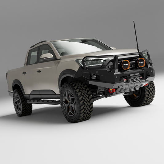 PEAK R1 NightHawk Triple Loop Steel Bull Bar for KGM SsangYong Musso Ultimate 2025+
