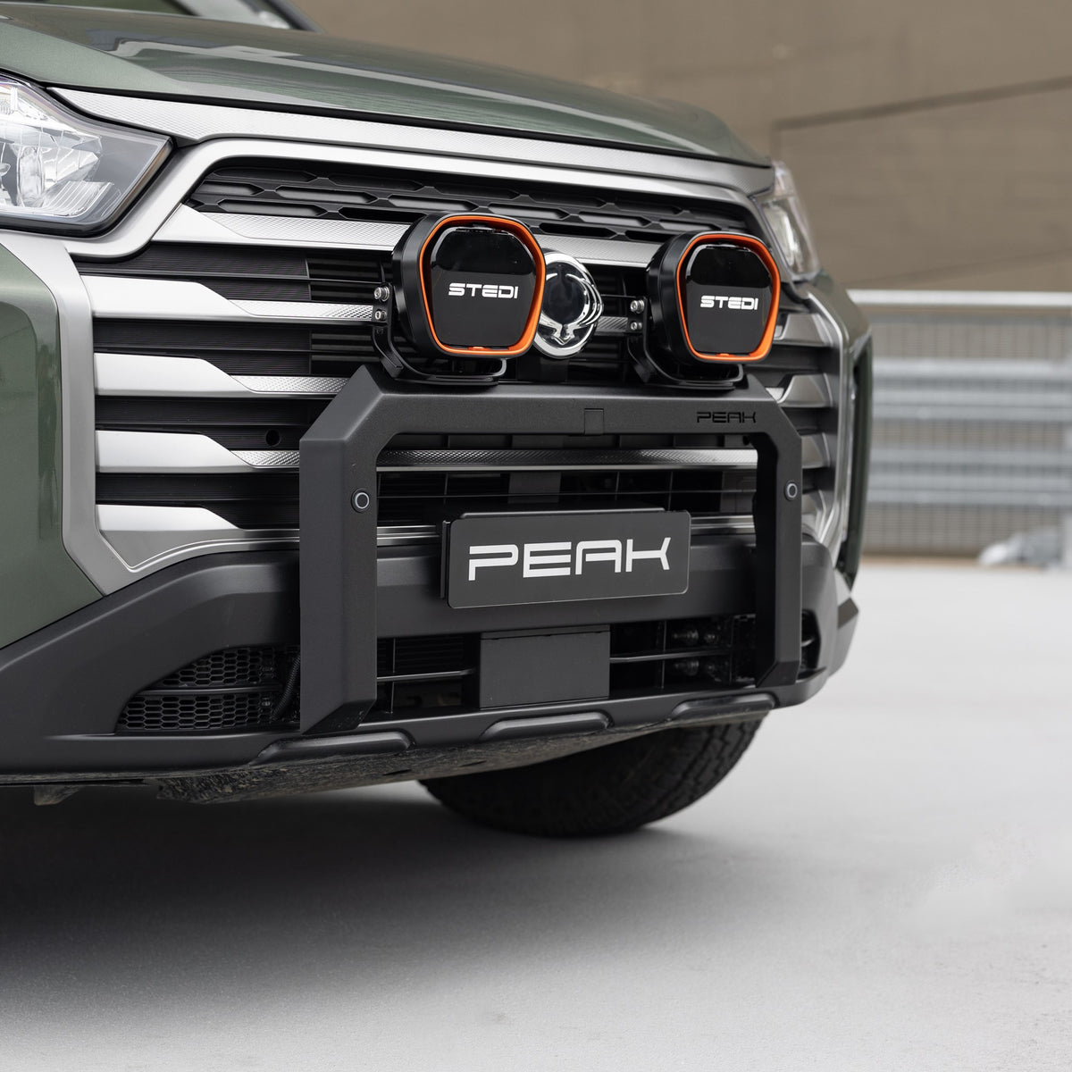 PEAK Steel Nudge Bar for KGM SsangYong Musso 2018+