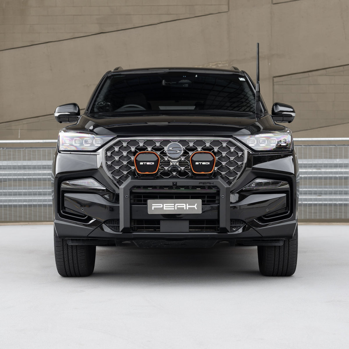 PEAK Steel Nudge Bar for KGM SsangYong Rexton 2018+, view 4
