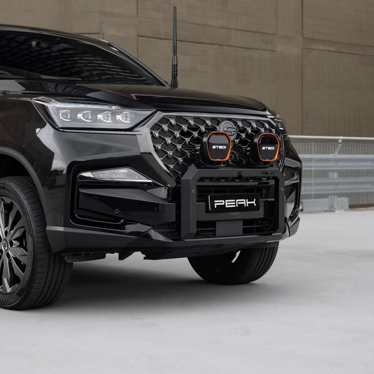 PEAK Steel Nudge Bar for KGM SsangYong Rexton 2018+, view 5