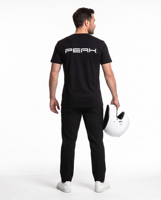 PEAK Tee with wordmark back print