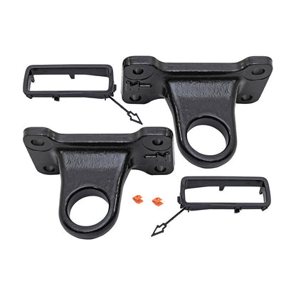 Black Rear Recovery Hooks for Land Rover Defender 90 and 110 (L663), view 2