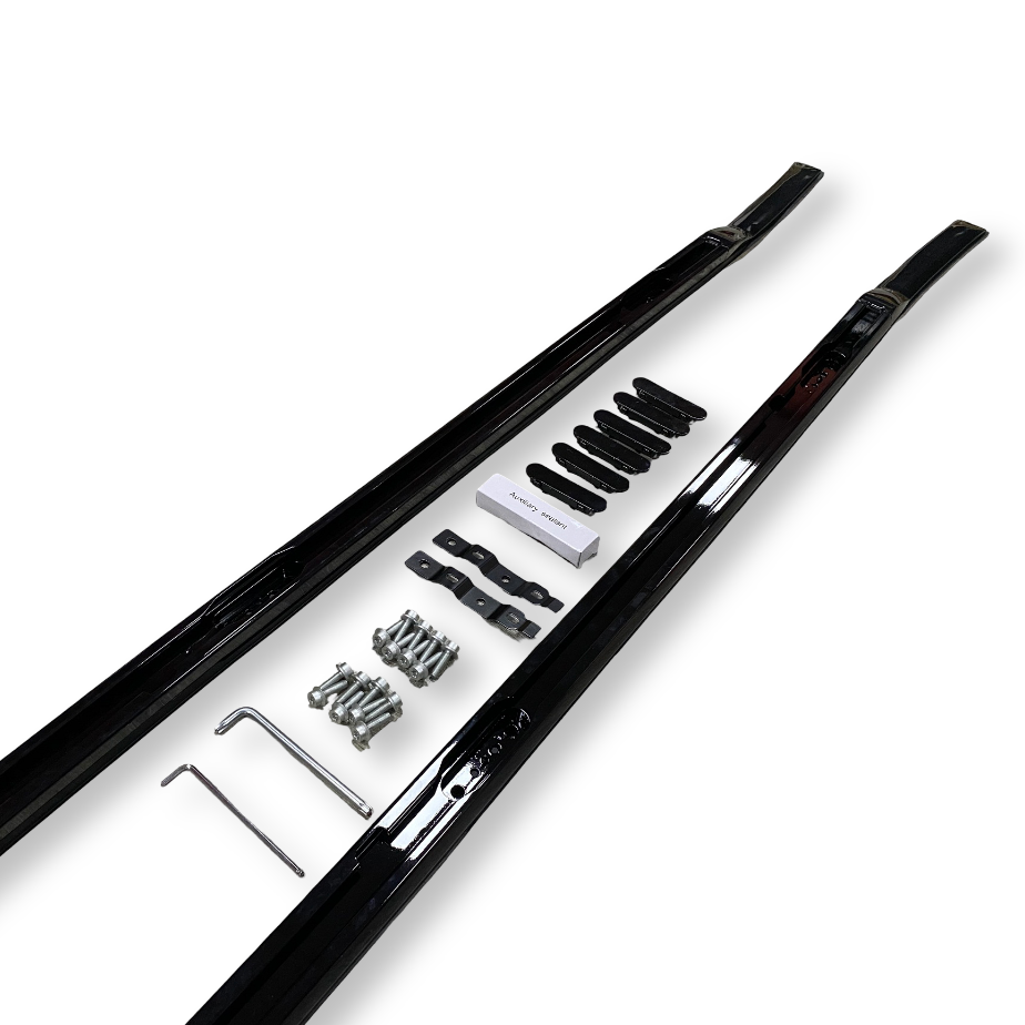 Gloss Black Roof Rails for Land Rover Defender 110 (L663), view 4