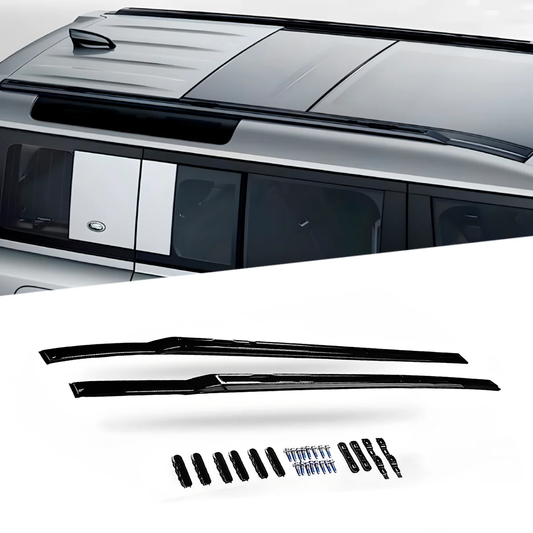 Gloss Black Roof Rails for Land Rover Defender 110 (L663)