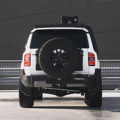 Side-Mounted Foldable Ladder System for Toyota LandCruiser Prado J250 and Lexus GX550, view 13