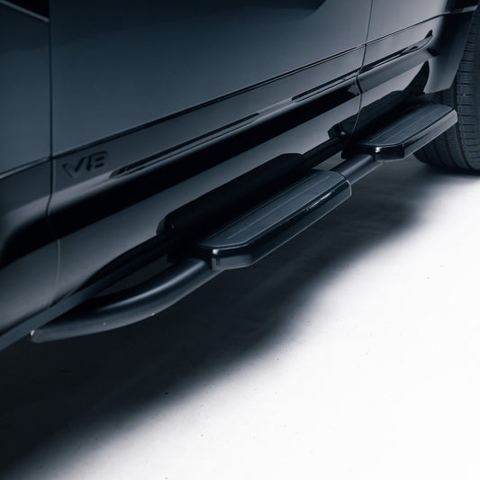 Black Side Steps for Land Rover Defender 110 and 130 (L663)