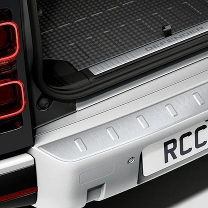 Stainless Steel Rear Bumper Scuff Plate for Land Rover Defender 90, 110 and 130 (L663)