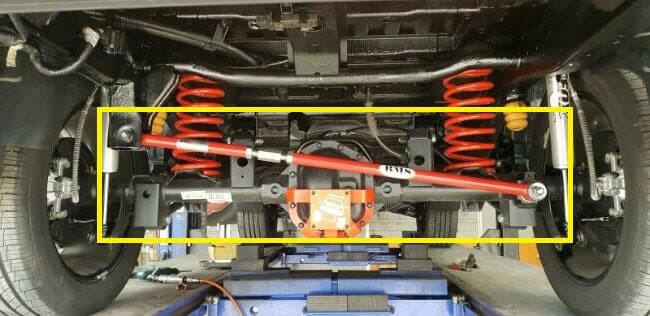 GearBugs Adjustable Rear Panhard Rod / Track Bar for KGM SsangYong Musso, view 2