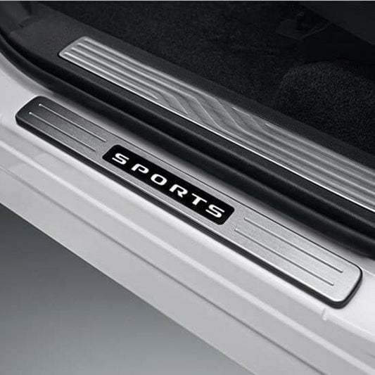 Genuine KGM SsangYong Aluminium 'Sports' Door Scuff Plates (Pair) for Musso