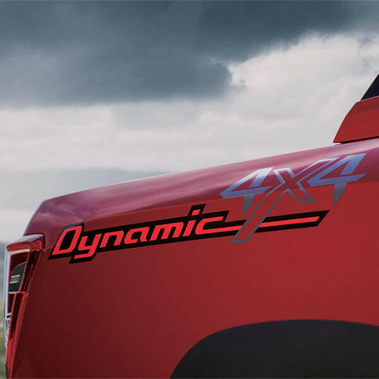 Genuine KGM SsangYong 'Dynamic 4x4' Tub Decal Set for Musso