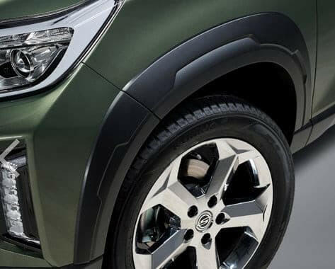 Genuine KGM SsangYong Wheel Arch Flares Set for Musso (Facelift)