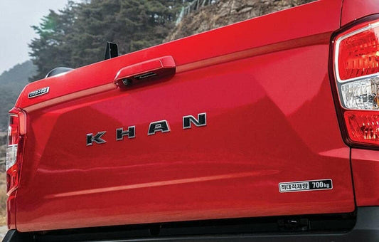 Genuine KGM SsangYong Rear 'KHAN' Emblem for Musso