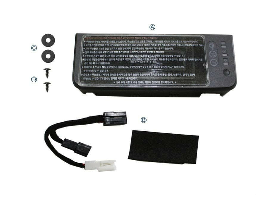 Genuine KGM SsangYong 15W Fast Wireless Smartphone Charger for Musso & Rexton, view 2