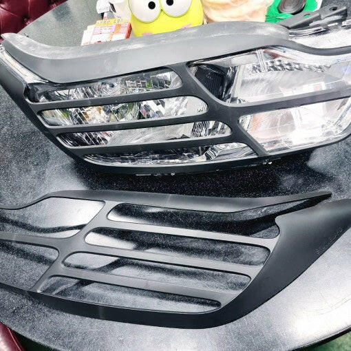 Headlight Guards (Pair) for KGM SsangYong Musso & Pre Facelift Rexton, view 4