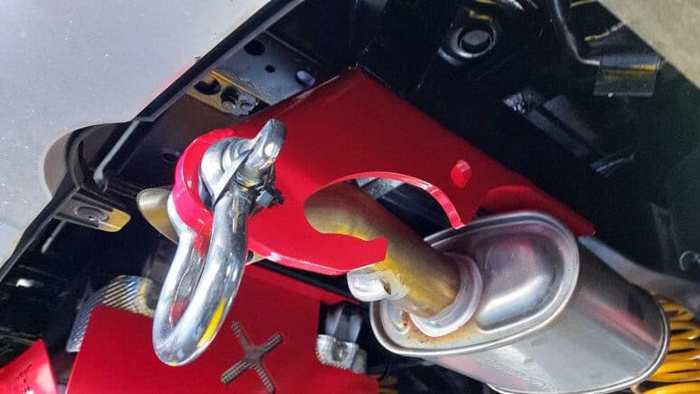 Jintec Rear Tow Recovery Hook for KGM SsangYong Musso & Rexton, view 3