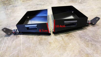 Jintec Rear Under Seat Slide Out Storage Boxes (Pair) for KGM SsangYong Musso, view 10