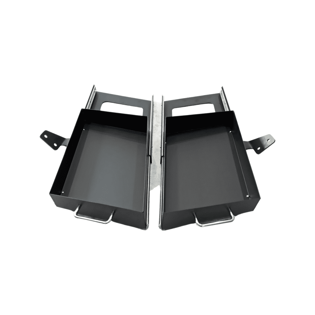 Jintec Rear Under Seat Slide Out Storage Boxes (Pair) for KGM SsangYong Musso, view 2