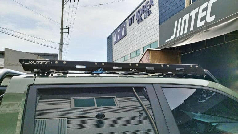 Jintec Stainless Steel Roof Rack System for KGM SsangYong Musso, view 4