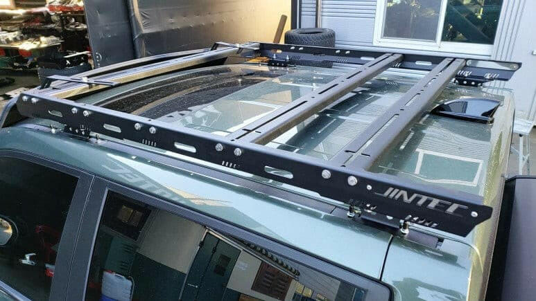 Jintec Stainless Steel Roof Rack System for KGM SsangYong Musso, view 6