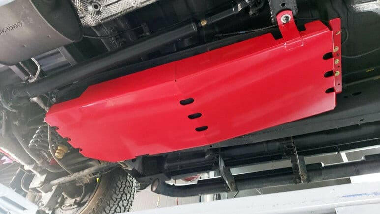 Jintec Steel Fuel Tank Skid Plate for KGM SsangYong Musso, view 2