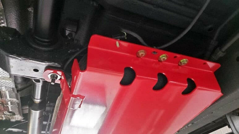 Jintec Steel Fuel Tank Skid Plate for KGM SsangYong Musso, view 3