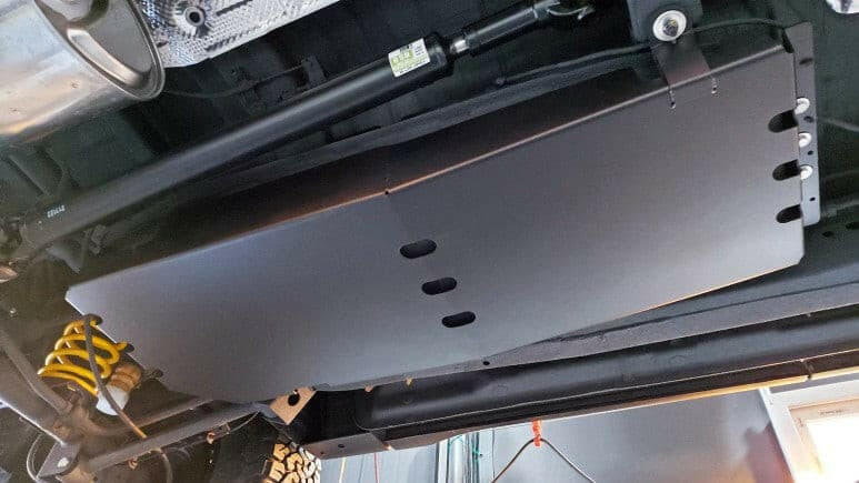 Jintec Steel Fuel Tank Skid Plate for KGM SsangYong Musso, view 4