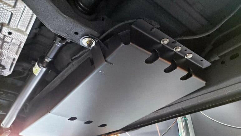 Jintec Steel Fuel Tank Skid Plate for KGM SsangYong Musso, view 5