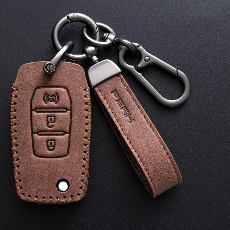 PEAK Leather Key Case for KGM SsangYong Musso, view 4