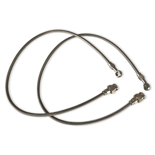 Rear Extended Stainless Steel Braided Brake Lines (Pair) for KGM SsangYong Musso