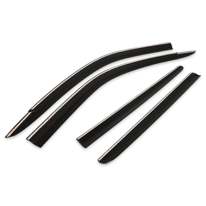 Tinted Weather Shields / Wind Deflectors for KGM SsangYong Musso, view 2